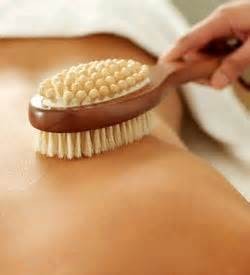 Dry body brush